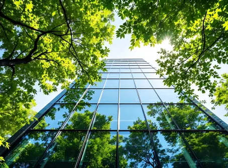Edificio sostenible con eficiencia energética