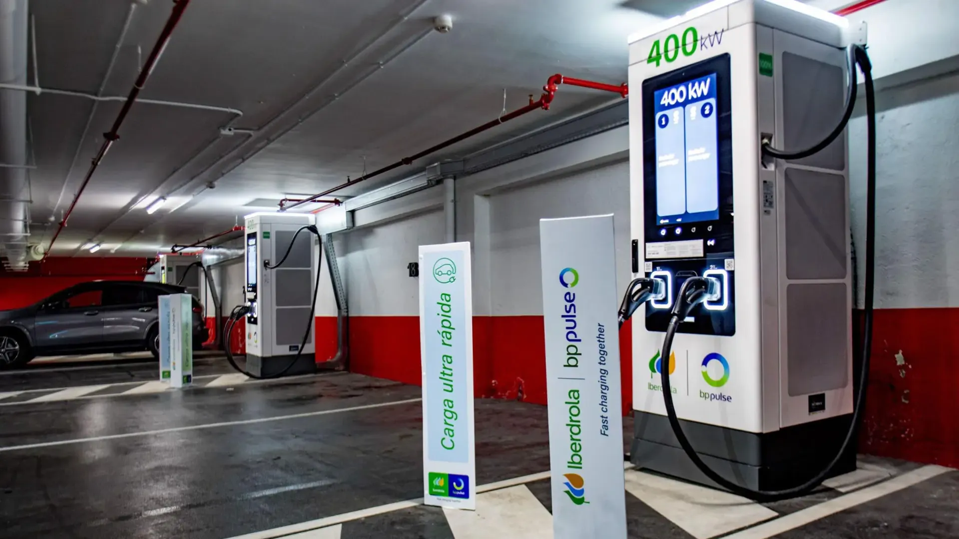 Puntos de recarga en interior